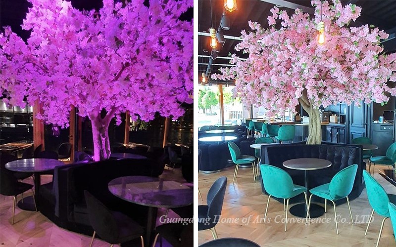 Large Custom Made Fake Cherry Blossom Tree for restaurant decor Large Custom Made Fake Cherry Blossom Tree for restaurant decor