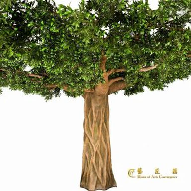 Pohon Zaitun Batang Kayu Buatan Buatan