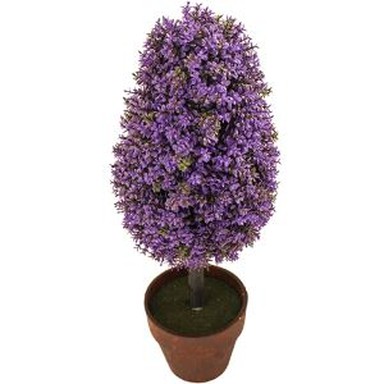 Pohon Topiary Buatan Ungu