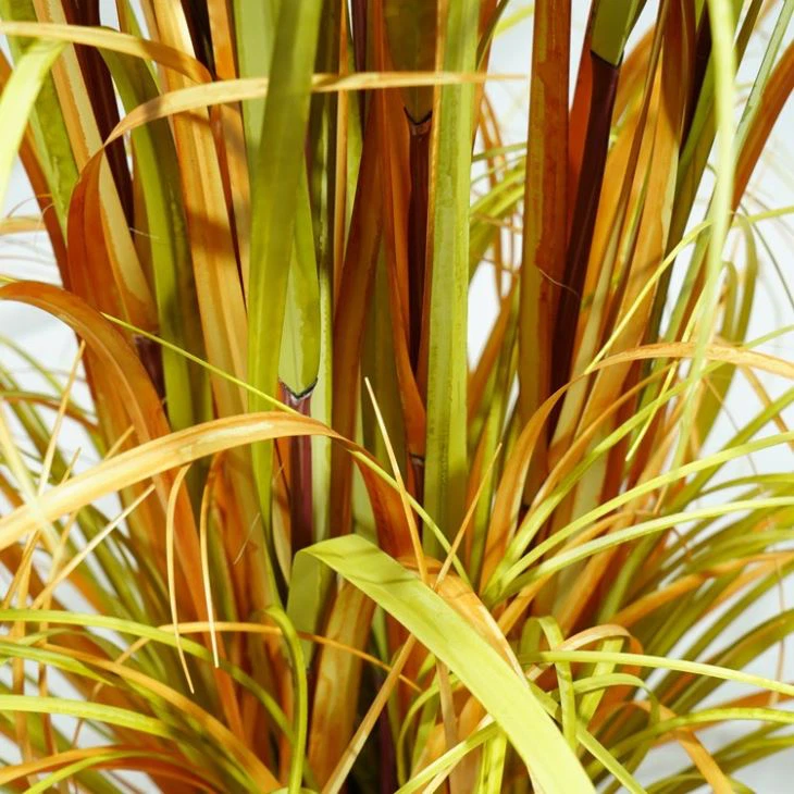 150cm Fake Reed Grass Autumn Plants In Black Plastic Pot For Decoration