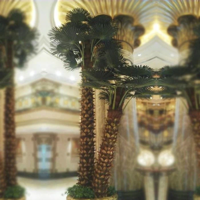 Hotel Artificial Washingtonia Filifera Palm Tree