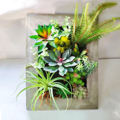 Hiasan Dinding Pohon Anggur Buatan Succulent